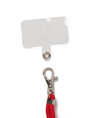 WEGO シート付きロープストラップ レッド