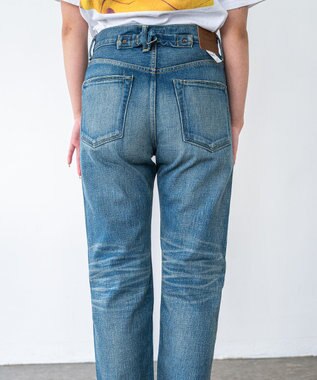 caqu boy`s cutⅡ テーパードストレートデニム USEDWASH 3years