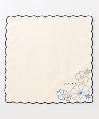 TOCCA CLASSY SCALLOPED TOWELCHIEF タオルハンカチ アイボリー系