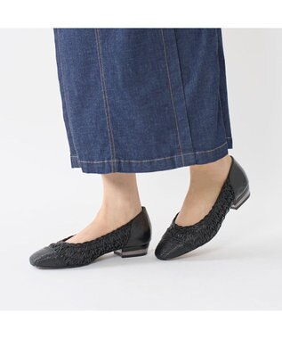 Riz raffinee <Riz raffinee>メッシュフラットパンプス
