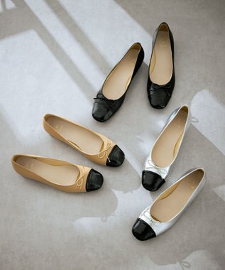 組曲 バイカラーバレエシューズ