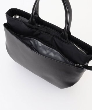 Y'SACCS シルキーリュクス2WAYトートバッグ ブラック