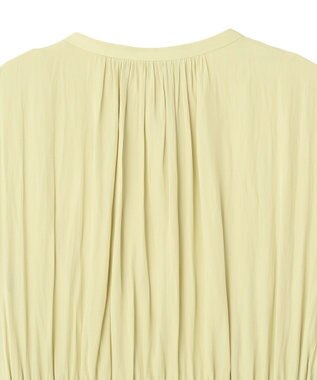 YECCA VECCA ギャザードロストワンピース Yellow
