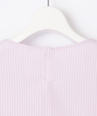 J.PRESS LADIES 【イージーケア】シアーストライプ カットソー ふじ色系