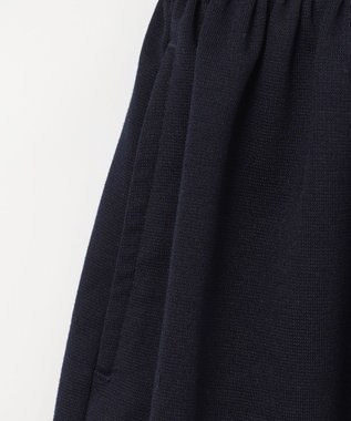 ANY KIDS 襟付き 長袖 ワンピース ネイビー