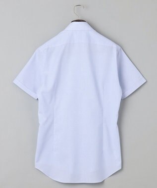 GOTAIRIKU 春夏向け【形態安定】SUMMERPREMIUMPLEATS_ボタンダウン 半袖ドレスシャツ サックスブルー系