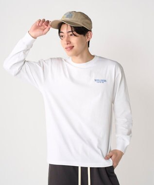 OP／FILA 【Kappa】ウェルネスクラブボーダーロンT ホワイト