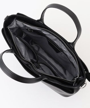 Y'SACCS シルキーリュクス2WAYトートバッグ ブラック