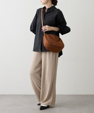 russet ナイロンジャガード2WAYショルダーバッグ(CE-1620) Camel/Gray