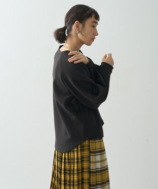 AMERICAN HOLIC 袖ボリュームポンチプルオーバー Black