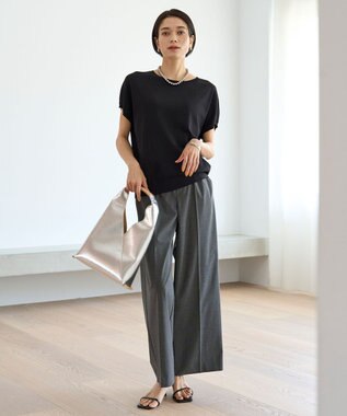 UNFILO スゴ機能 コンパクトニットT ブラック