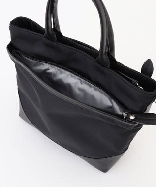 Y'SACCS シルキーリュクス2WAYトートバッグ ブラック