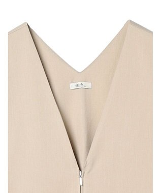 earth music&ecology ジップジレワンピース Beige