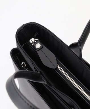 Y'SACCS シルキーリュクス2WAYトートバッグ ブラック