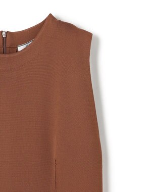 BEIGE， LABRADO / ダーツニット ロングワンピース Brown