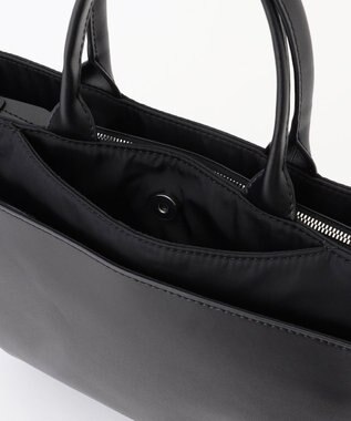 Y'SACCS シルキーリュクス2WAYトートバッグ ブラック