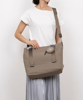 CLATHAS レザン 2wayトートバッグ グレージュ