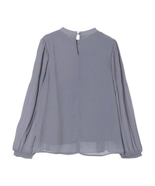 earth music&ecology マジョリカプリーツブラウス Sax