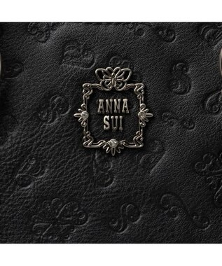 ANNA SUI ノーブル 2way口金ハンドバッグ クロ