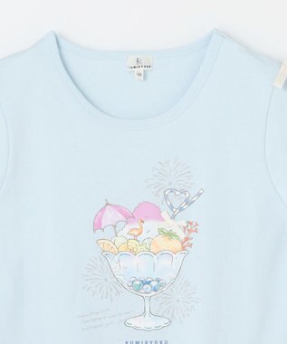 組曲 KIDS 【150-160㎝】OMATSURI Tシャツ サックスブルー系