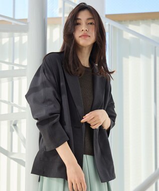 ANY テックリネンドルマンジャケット チャコール