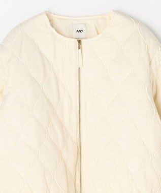 ANY L モールキルトブルゾン エクリュ