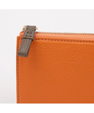 UNBILLION アトランタ ATLANTA / 牛革L字ファスナーミニウォレット オレンジ