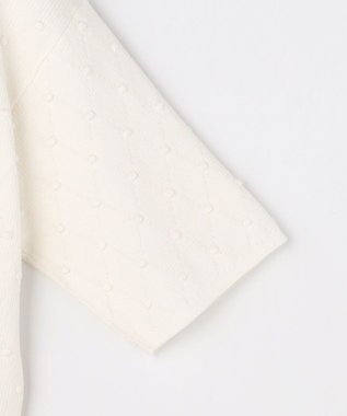 組曲 L 【先行予約・WEB限定】ポップコーンアーガイルスキッパー ニット ホワイト系