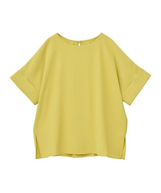 AMERICAN HOLIC イージーケア+接触冷感バックタック半袖プルオーバー Yellow