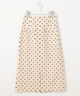 Feroux 【新色追加・洗える】パールポイントフラップ スカート アイボリー系9