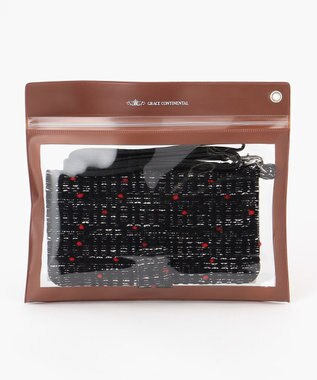 GRACE CONTINENTAL Fabricスマホケース グレー