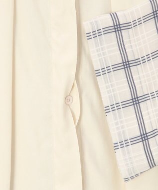 Paul Smith シアー チェック ブラウス エクリュ