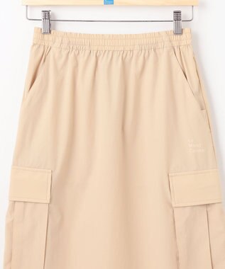 SHARE PARK LADIES 【撥水・UVカット・ストレッチ・軽量 】ナイロンカーゴスカート（S・Mサイズ） ベージュ系