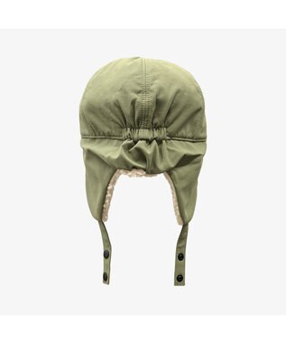 林八百吉商店 Coleman ボアリサイクルフライトキャップ カーキ