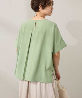 AMERICAN HOLIC イージーケア+接触冷感バックタック半袖プルオーバー Mint