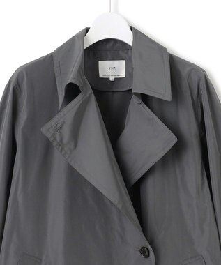 23区 【VERY3月号掲載/撥水加工/洗える】LIMONTA ハイカウントメモリータフタ コート グレー系