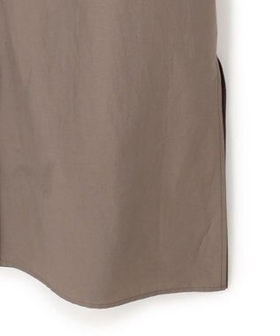 23区 【先行予約】ナイロンコットンタフタ シャツワンピース モカ系