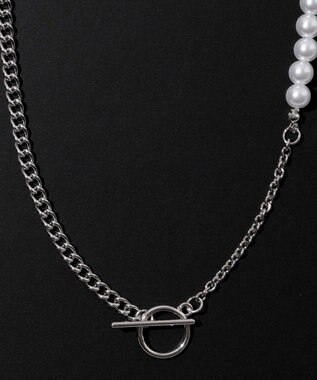 WEGO Mパールミックスチェーンネックレス 柄1