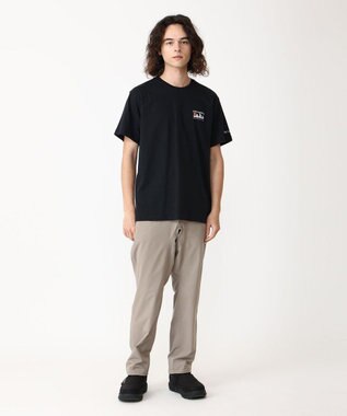 Columbia Columbia/ エクスプローラーズキャニオンバックショートスリーブティー /コロンビア Black、 Peaks and Waves