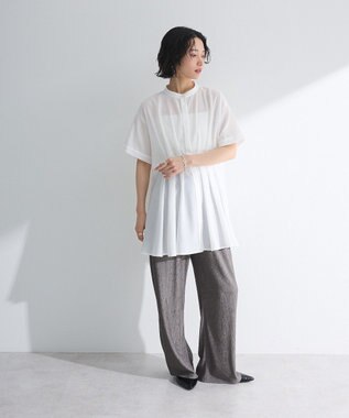Green Parks 【WEB限定】ウエストタックシャツチュニックⅢ Off White