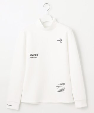PW CIRCULUS 【ストレッチ / 快適 / 一枚でサマになる】【WOMEN】NEW ロングスリーブモック T ホワイト系