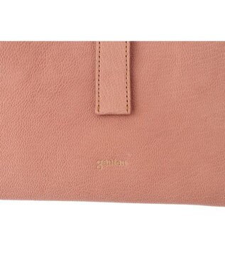 genten フレスコ 薄束入れ財布 ピーチベージュ