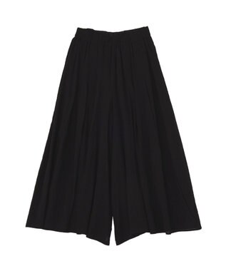 YECCA VECCA ドライタッチシアーキュロットパンツ Black