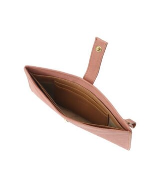 genten フレスコ 薄束入れ財布 ピーチベージュ