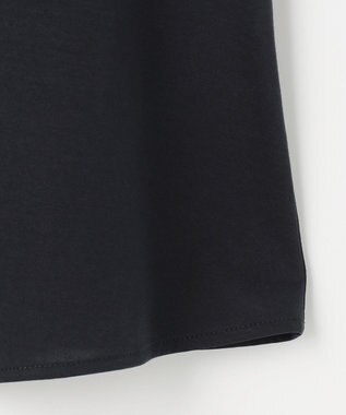 J.PRESS LADIES プレーティングジャージー チュニック丈 カットソー ダークネイビー系