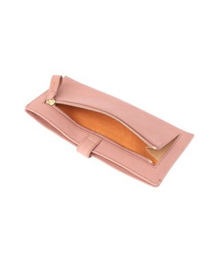 genten フレスコ 薄束入れ財布 ピーチベージュ