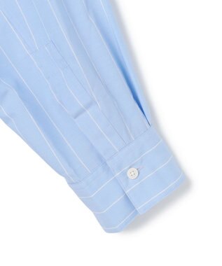 UNFILO MENS 【OCEANS 雑誌・web 掲載 / 男女兼用】TR デイリークリーンシャツ ブルー×オフストライプ