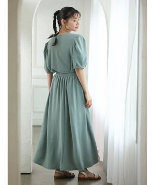 Green Parks ・ＳＵＧＡＲ　ＳＰＯＯＮ　ランタンスリーブプルオーバー Green