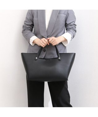 UNBILLION カシュカシュ cachecache / ポーチ付横長2ハンドルトート