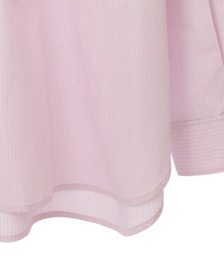 AMERICAN HOLIC イージーケアブロードシャツ Stripe Pink